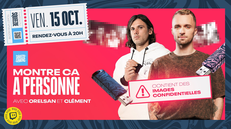 Orelsan sur Twitch avec Squeezie, quand voir l’émission ?