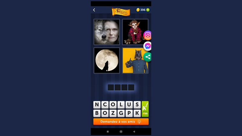 Comment sauvegarder 4 images 1 mot ?