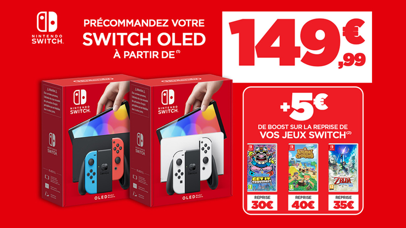 Reprise Switch pour Switch Oled à Micromania, quel prix et comment faire ?
