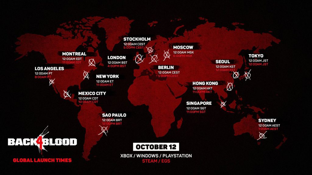 Heure de sortie Back 4 Blood, quand sort le jeu ?