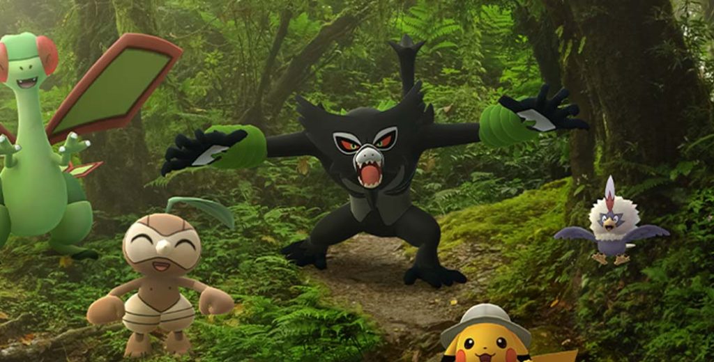 Obtenir Zarude sur Pokémon GO, étude A la recherche de Zarude