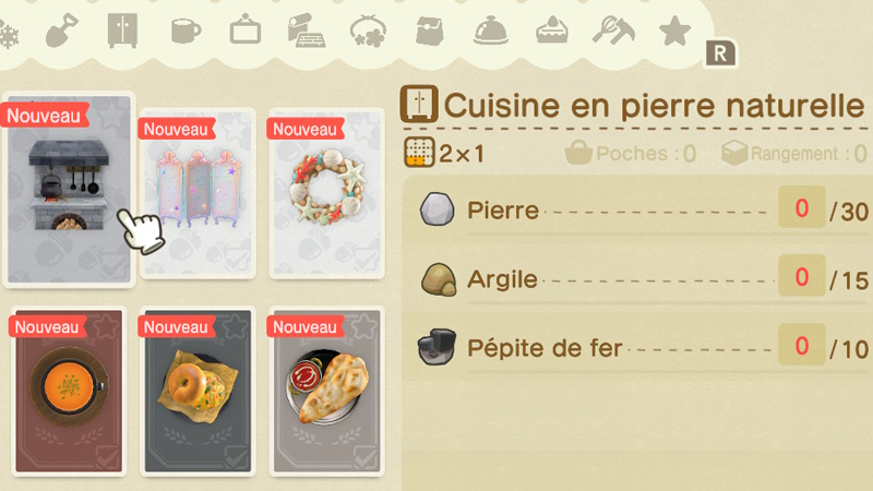 Cuisine Animal Crossing New Horizon, comment l’avoir ?