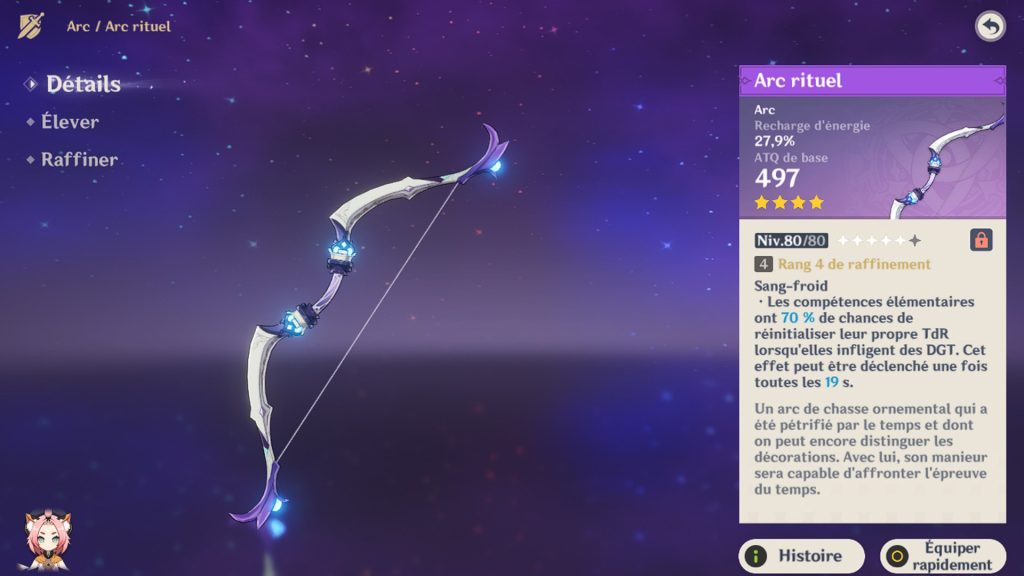 Arc rituel Genshin Impact, comment obtenir l’arme ?