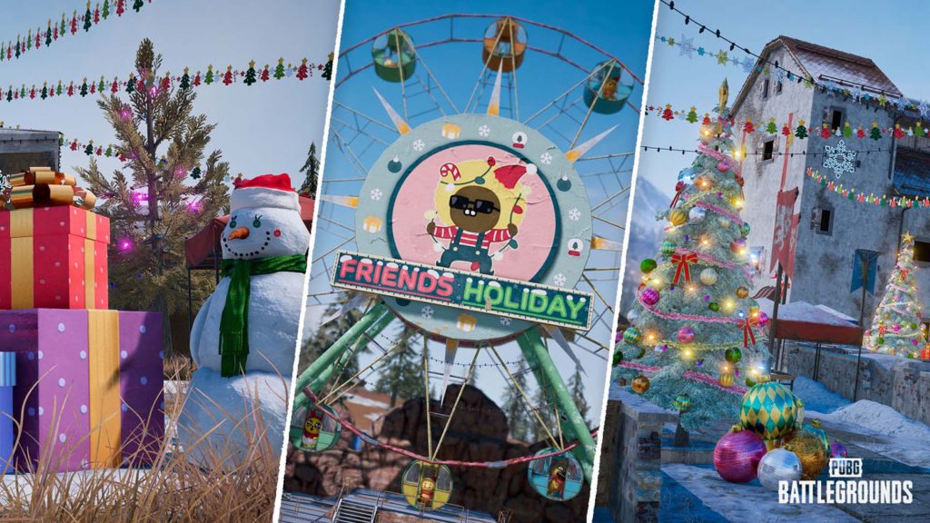 VTT et map Noël sous la neige sur PUBG, date de sortie de la mise à jour