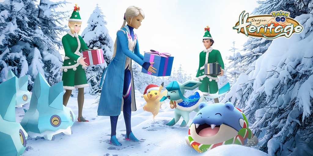 Fêtes d’hiver 2021 sur Pokémon GO, toutes les infos sur l’événement de Noël