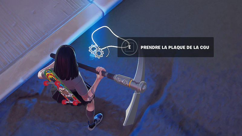 Obtenir des plaques de la CGU dans Fortnite, défi Delta One