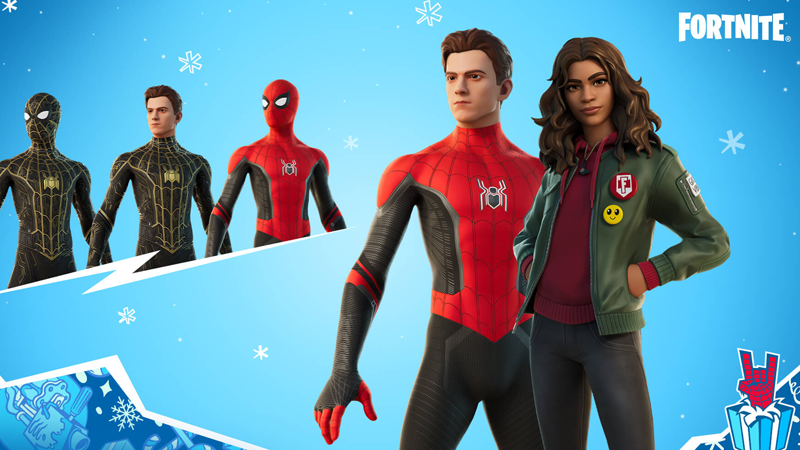 Skins Tom Holland et Zendaya de Spiderman dans Fortnite, comment les avoir ?