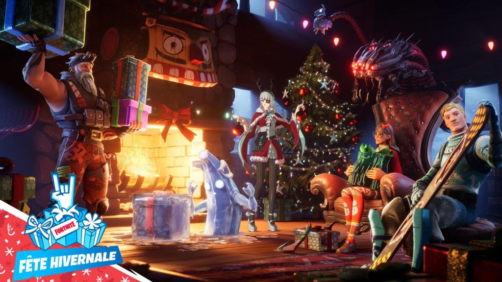 Heure cadeau Fortnite Fête Hivernale 2021, quand l’ouvrir ?