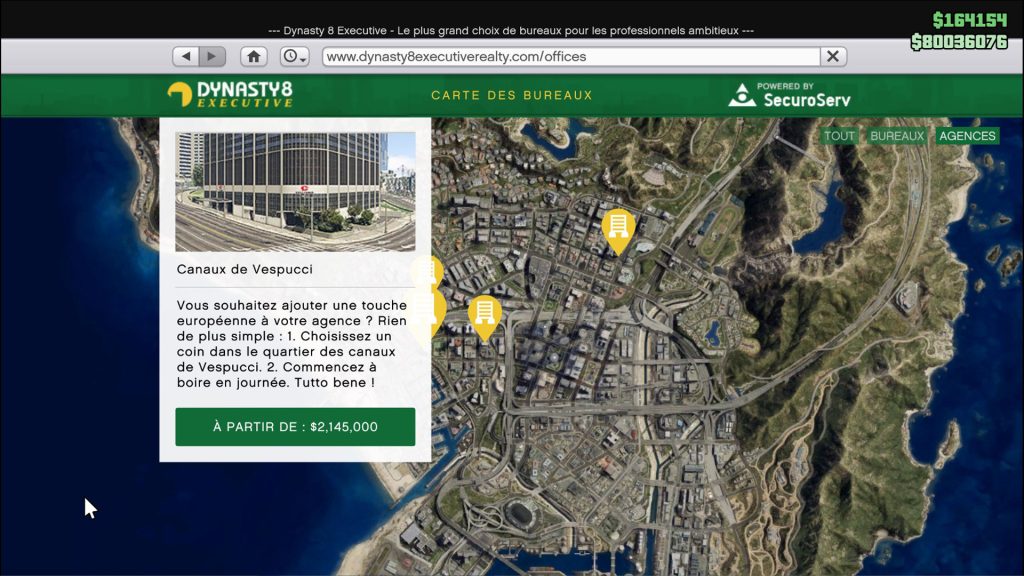 Agence GTA 5, comment l’acheter dans le mode Online ?