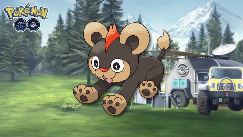 Hélionceau (shiny) dans les Heures de Pokémon Vedette de février 2022 sur Pokémon GO