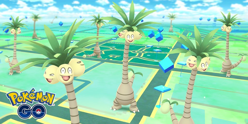 Noadkoko d’Alola (shiny) est disponible partout sur Pokémon Go