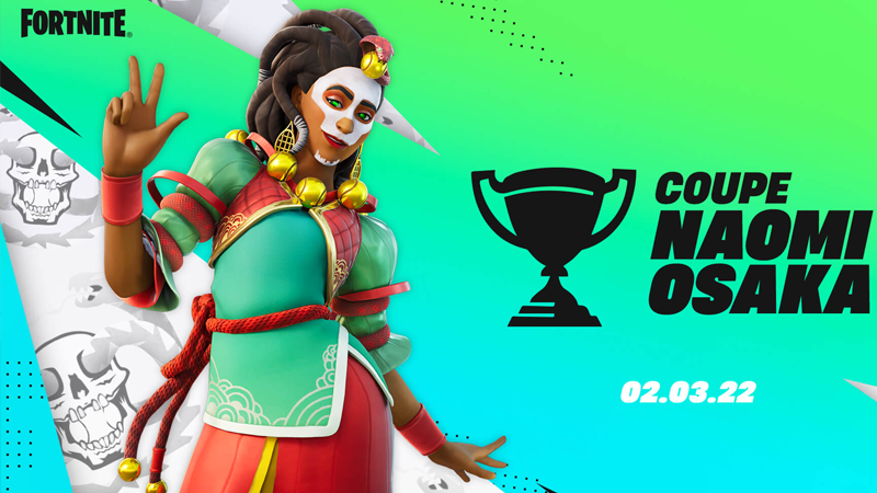Skin Naomi Osaka dans Fortnite, comment l’avoir gratuitement ?