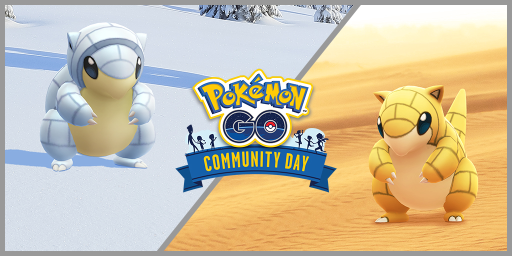 Community Day Sabelette (shiny) et Sabelette d’Alola (shiny) en mars 2022 sur Pokémon GO