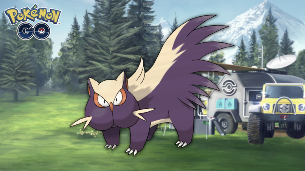 Moufouette dans les Heures de Pokémon Vedette d’avril 2022 sur Pokémon GO