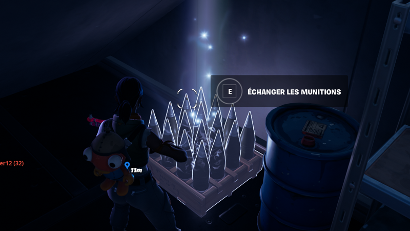Echanger les munitions de l’IO contre des munitions factices dans Fortnite, défis saison 2 chapitre 3