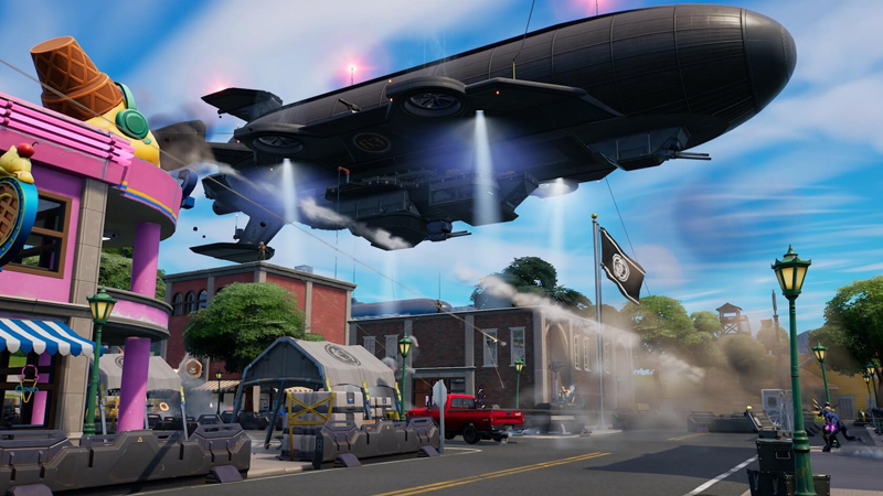 Utiliser une emote à différents lieux de crash d’aéronefs l’IO dans Fortnite, défi saison 2 chapitre 3