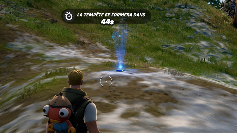 Etablir une liaison avec l’appareil près de Logjam Lumberyard ou du Circuit Chonkers dans Fortnite, défi saison 2 chapitre 3