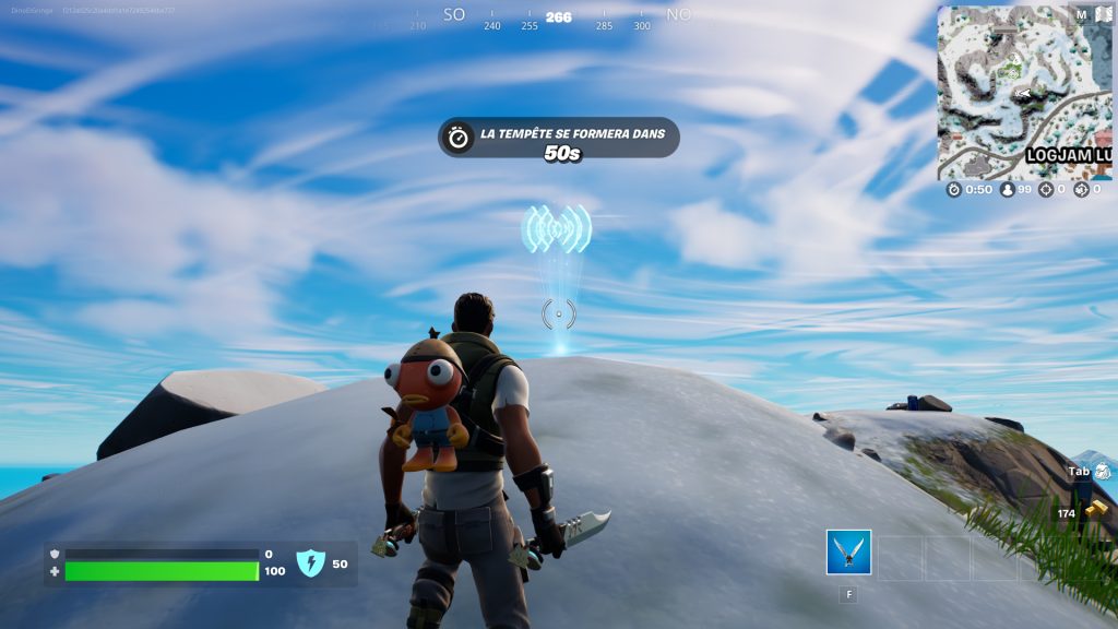 Etablir une liaison avec l’appareil près du 2e avant-poste des Sept ou du 5e avant-poste des Sept dans Fortnite, défi saison 2 chapitre 3