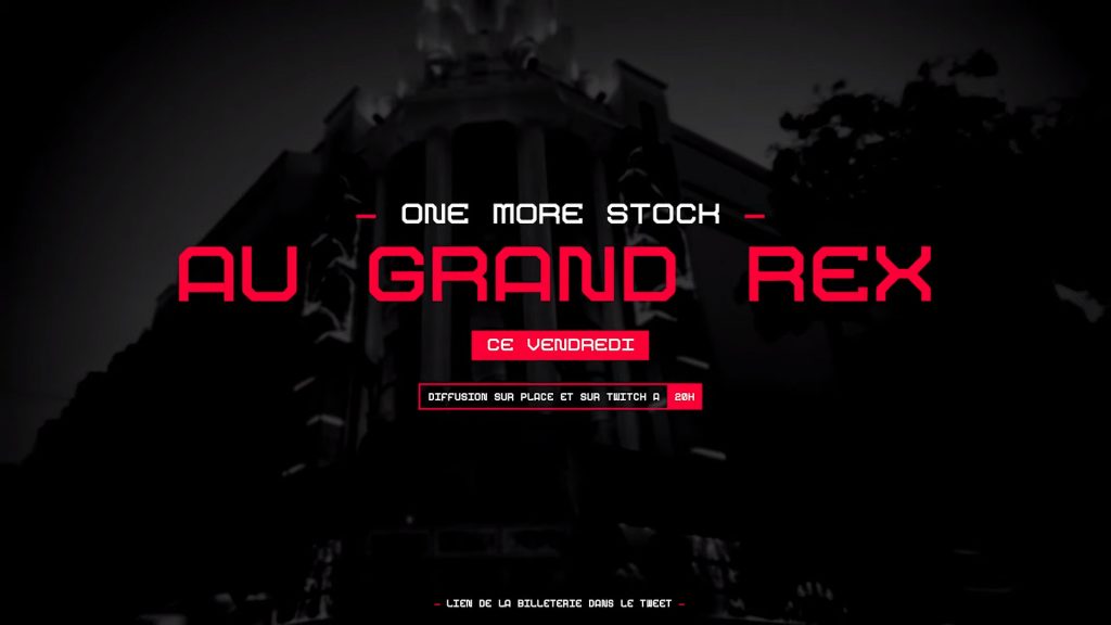 One More Stock Grand Rex, comment réserver sa place ?