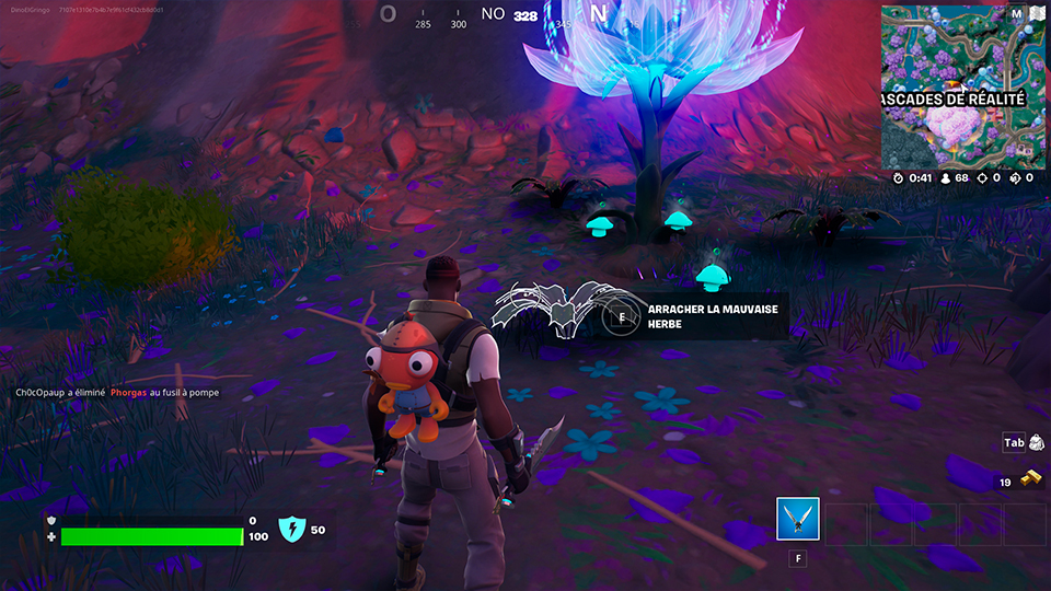 Arracher les mauvaises herbes autour des arbustes de réalité, défi semaine 2 saison 3 chapitre 3