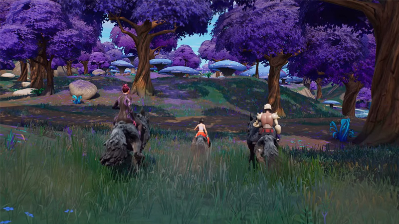 Sauter sur le dos d’un loup ou d’un sanglier dans plusieurs parties dans Fortnite, défi saison 3 chapitre 3