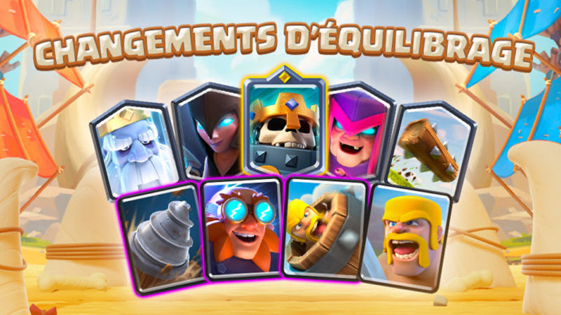 Equilibrage Clash Royale aout 2022, quel patch note et balance changes ?