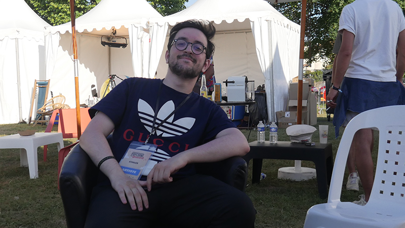 L’interview d’Etoiles au Popcorn Festival, stressé à l’idée de monter sur scène