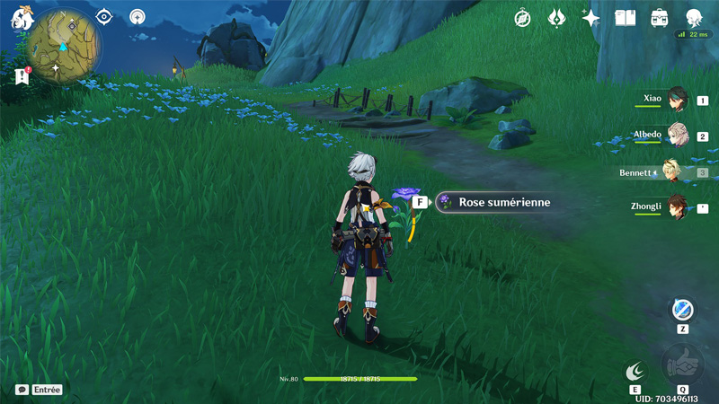 Rose sumérienne Genshin Impact, où en trouver ?