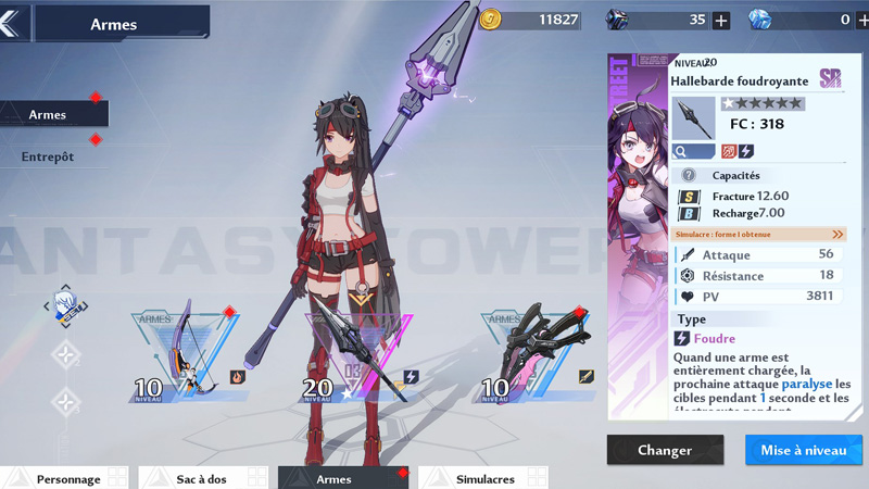 Tier list armes Tower of Fantasy, quelles sont les meilleures weapons du jeu ?