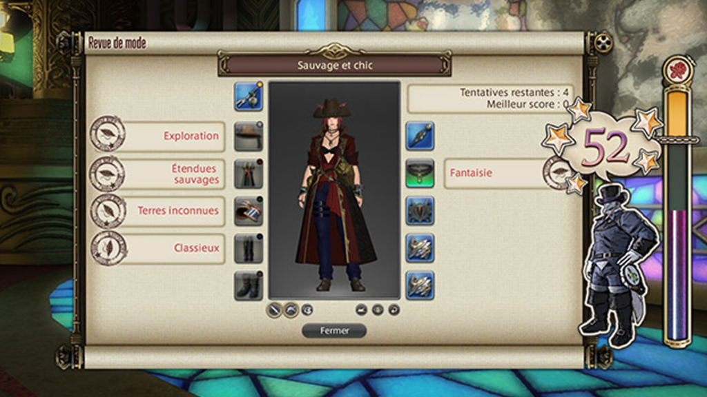 Fashion Report FF14 semaine 243, comment avoir les 100 points pour la revue de mode ?