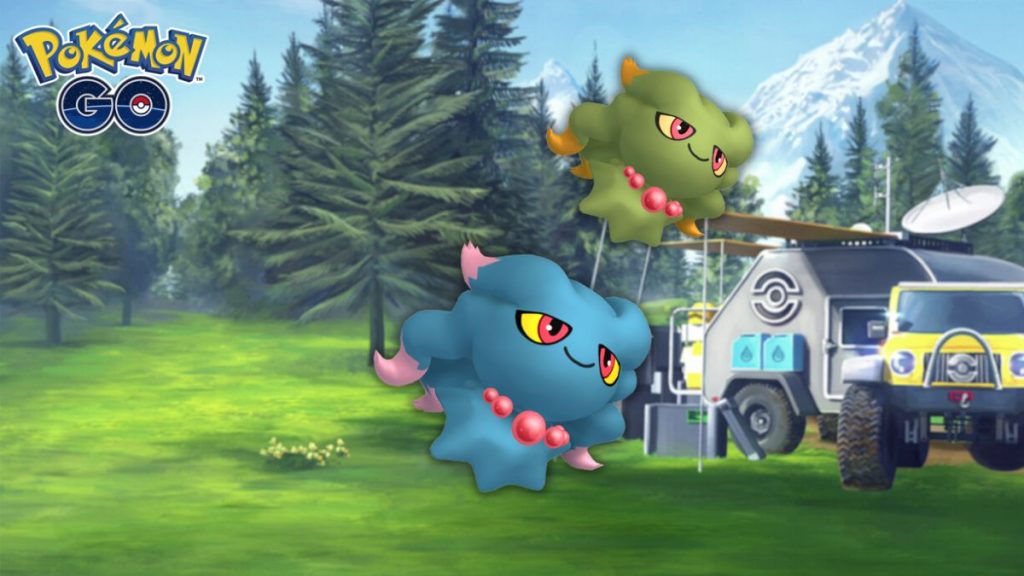 Feuforêve (shiny) dans les Heures de Pokémon Vedette d’octobre 2022 sur Pokémon GO