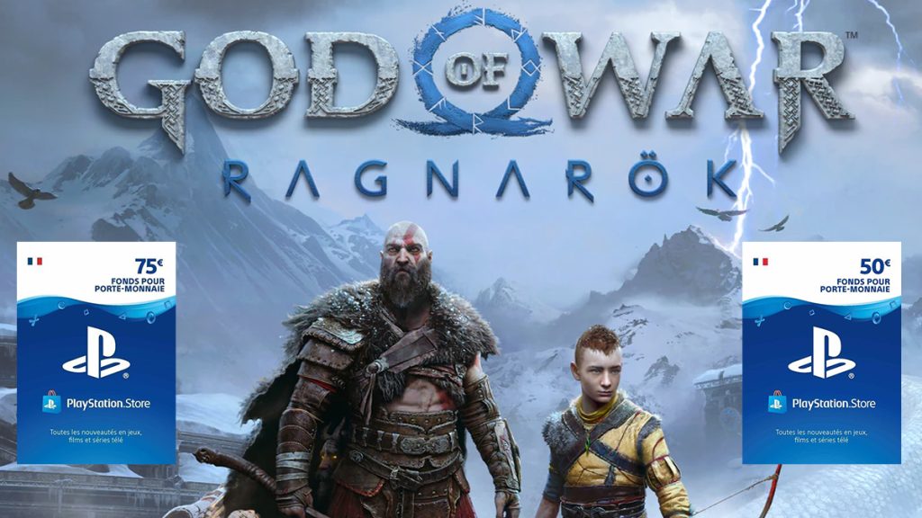 Carte PSN 50€ et 75€ à prix réduit à l’occasion de la sortie de God of War Ragnarök, l’offre à ne pas manquer