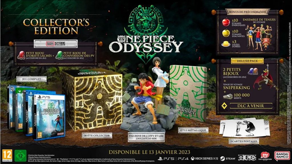 One Piece Odyssey Edition collector, où l’acheter  et quels contenus exclusifs ?