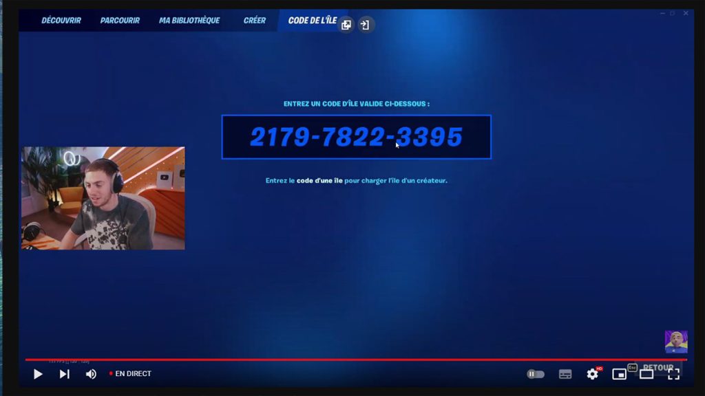 Fortnite : Michou de retour sur le jeu avec la map du chapitre 1 sous Créatif 2.0 ?