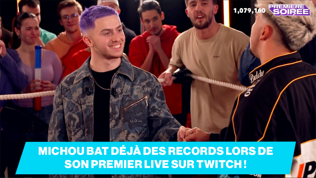 Michou bat déjà des records lors de son premier live sur Twitch !