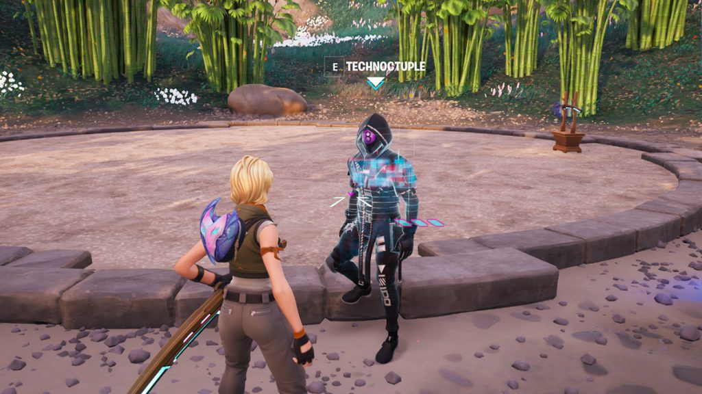 Fortnite : Acheter un objet à B4N4N3, NeuraLynx ou Technonctuple – défi saison 2 du chapitre 4