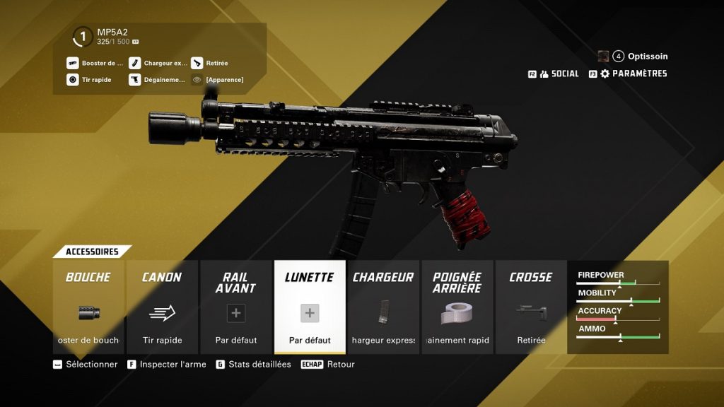 Classe MP5A2 XDefiant : les meilleurs accessoires et build