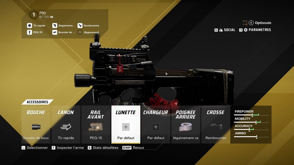 Classe P90 XDefiant : les meilleurs accessoires et build