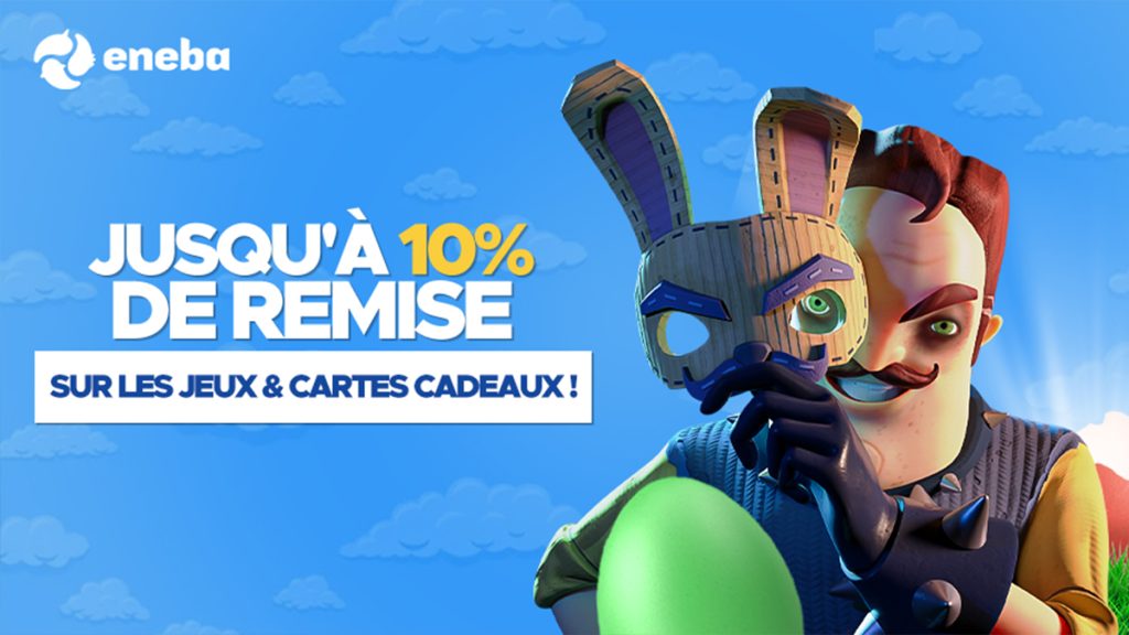 Code de réduction Eneba pour Pâques : jusqu’à 10% de réduction sur les jeux et cartes cadeaux