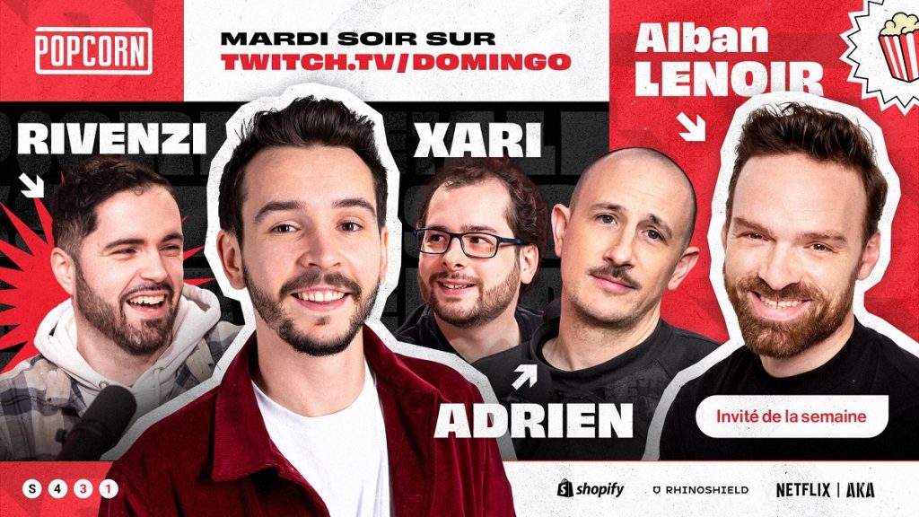 Alban Lenoir est l’invité spécial de l’émission Pop Corn de Domingo !