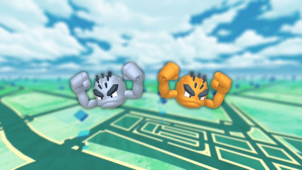 Racaillou d’Alola (shiny) dans les Heures de Pokémon Vedette de mai 2023 sur Pokémon GO