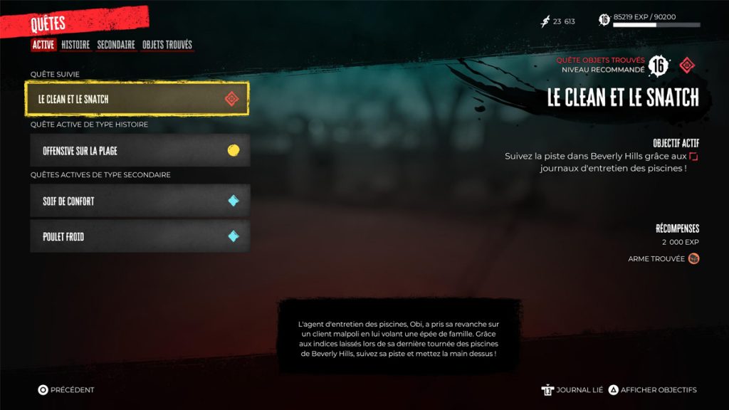 Le Clean et le Snatch Dead Island 2, comment compléter la quête ?