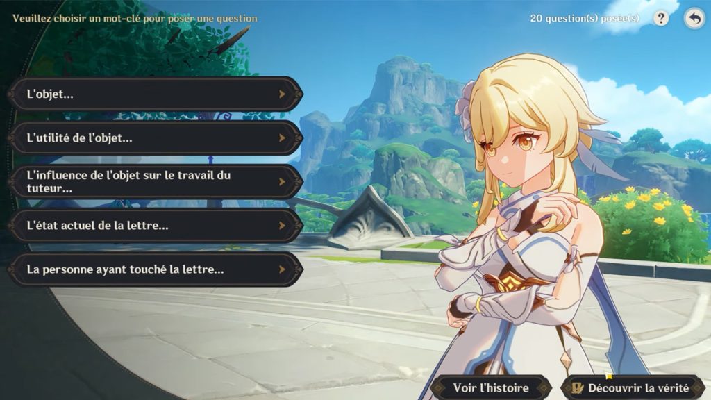 Dans les pas de la vérité 2 Genshin Impact, comment accomplir la quête ?