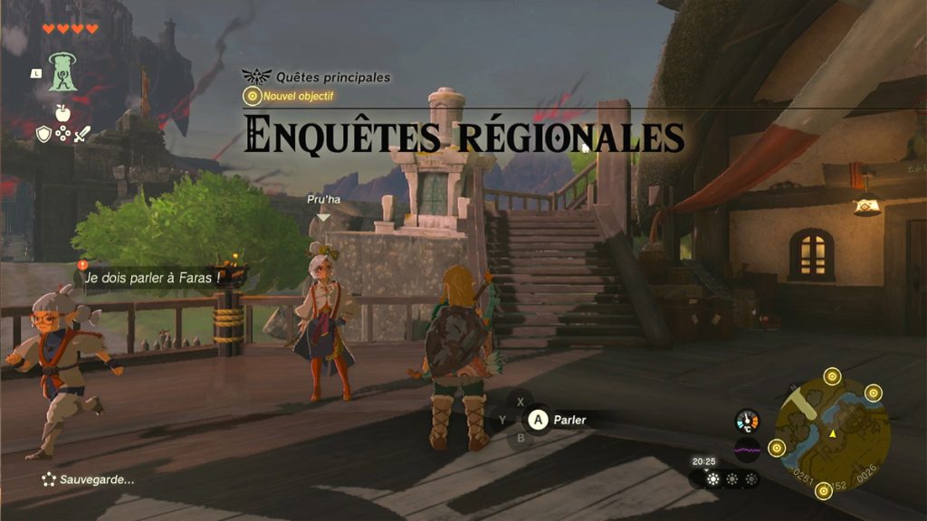 Ordre des donjons dans Zelda Tears of The Kingdom : comment terminer la quête Enquêtes Régionales ?