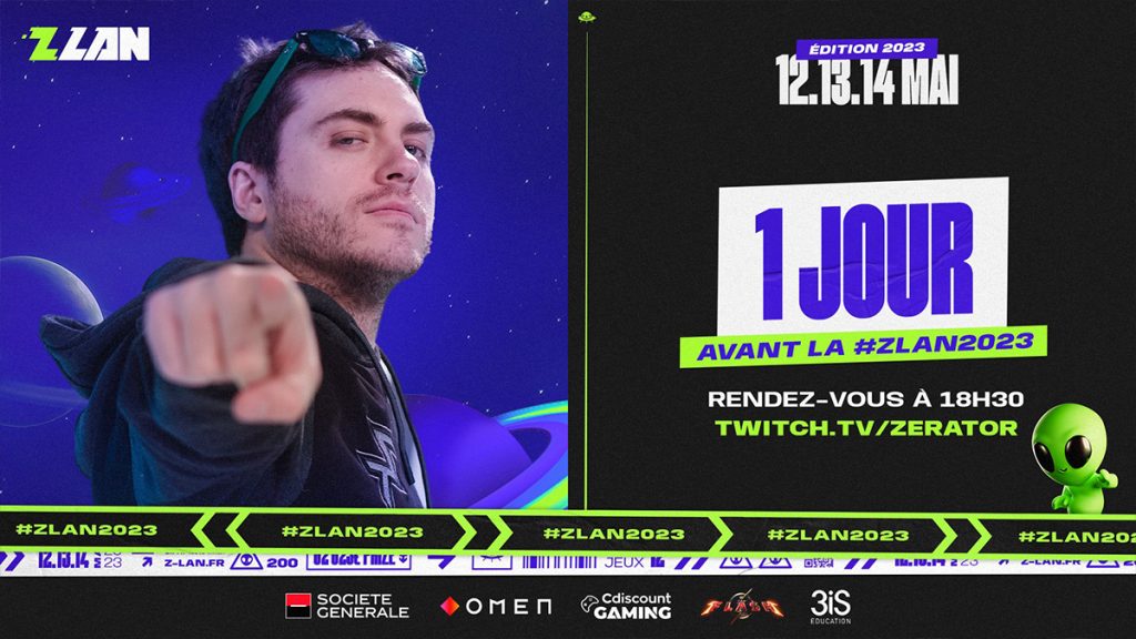 Heure de début de la ZLAN 2023 : quand a lieu le coup d’envoi de la LAN de Zerator ?