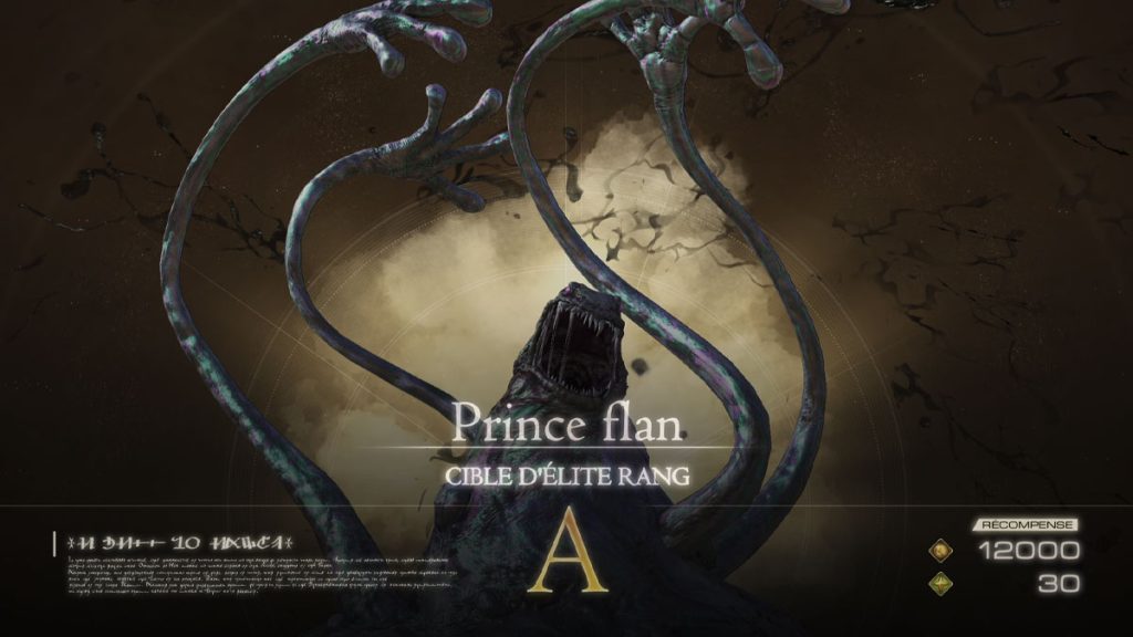 FF16 Limon Carnivore, où trouver Prince Flan la cible d’élite sur Final Fantasy XVI ?