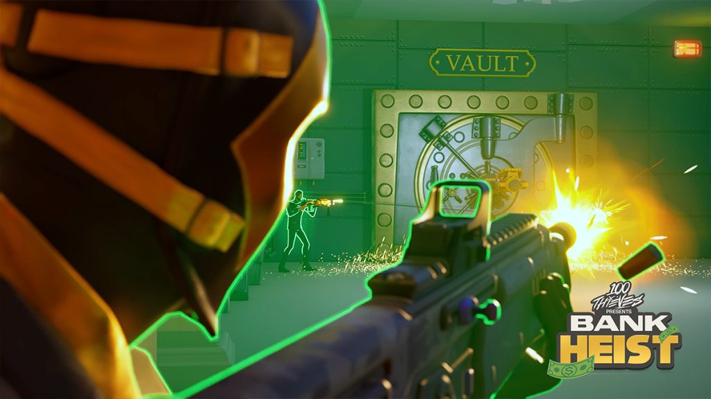 100 Thieves lance Bank Heist sur Fortnite Creative 2.0 : Tout ce qu’il faut savoir sur ce mode de jeu