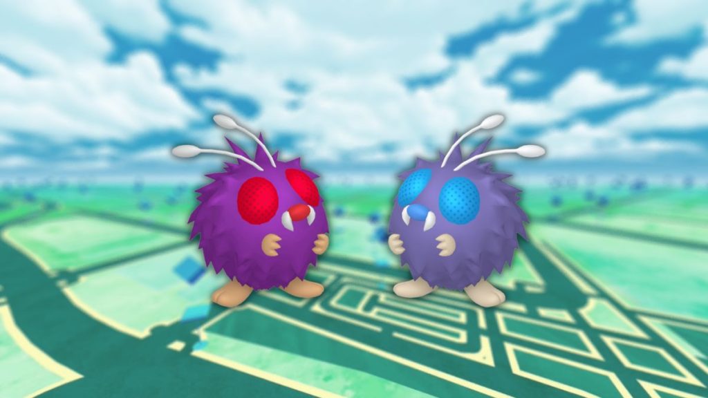 Mimitoss (shiny) dans les Heures de Pokémon Vedette d’août 2023 sur Pokémon GO
