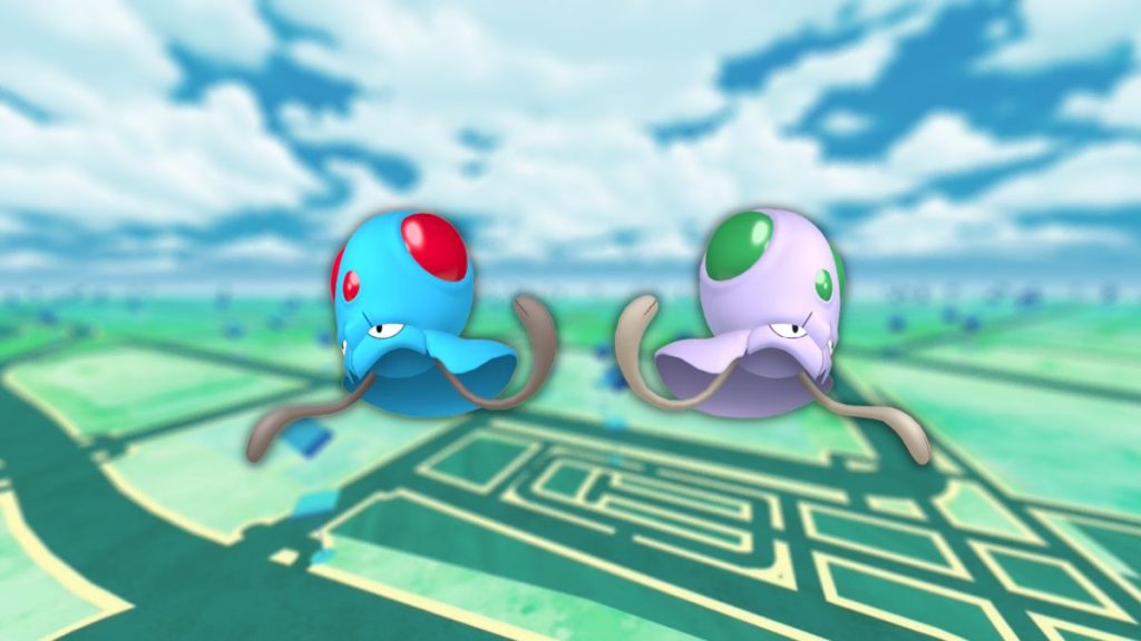 Tentacool (shiny) dans les Heures de Pokémon Vedette d’août 2023 sur Pokémon GO