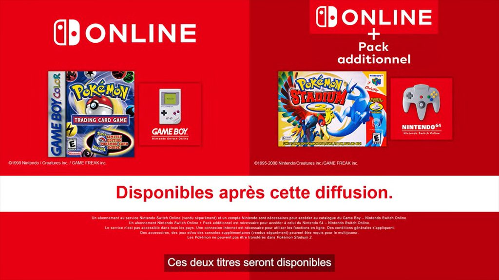 L’arrivée tant attendue de Pokémon Stadium 2 et Pokémon Trading Card Game sur Nintendo Switch !